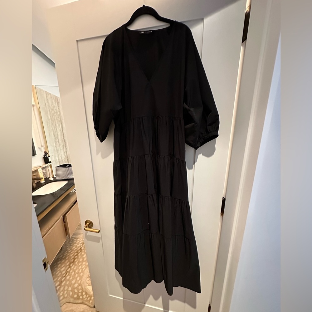 Zara poplin dress.